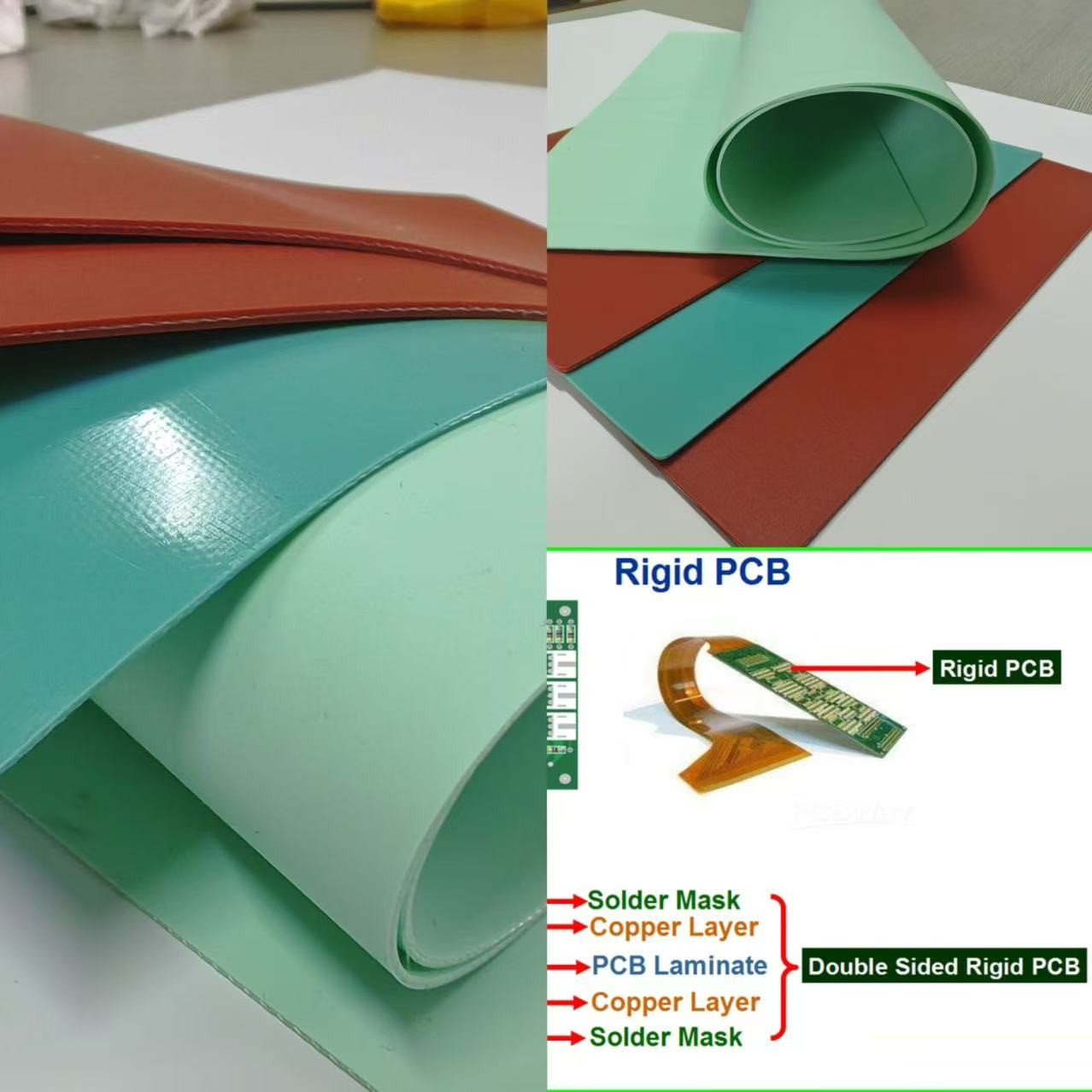 25MPa FPC linh hoạt PCB Cushion Pad Lamination Pcb đồng mạ